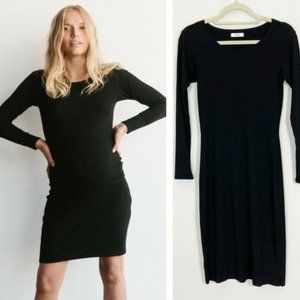 STORQ Maternity Bodycon Long Sleeve Mini Dress